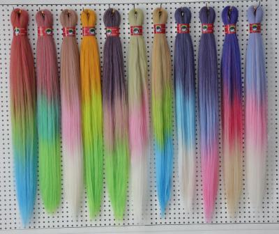 China Smart Flame Retardant Expression Braiding Hair Braiding Hair Extensions 28 Inch Pre-streached Braiding Hair for sale