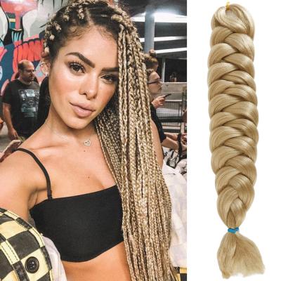 China African Jumbo Braid Hair Jumbo Braiding Braids For Box Braids Crochet Hair High Temperature Synthetic Fiber Hair Extensions for sale