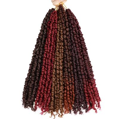 China High Quality With Low Price Pretwisted Passion Twist Hair Crochet Braid Synthetic Passion Pre Twist Hair Extension for sale