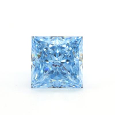 China Factory Price Luxury Top Quality Zircon Stones Wuzhou Synthetic Gems Grade 5A CZ Blue Loose Stone Price Per Carat Zircon for sale