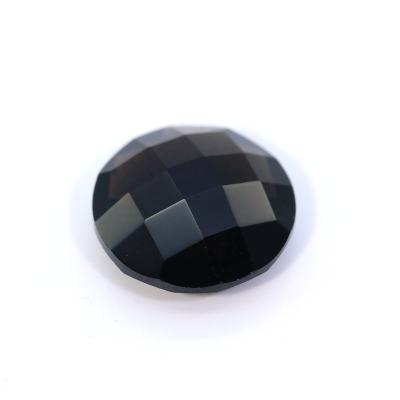 China 12mm Synthetic Quartz Crystal Gems Wholesale Factory Loose Round Luxury Brown Crystal Glass Stone For Jewelry for sale