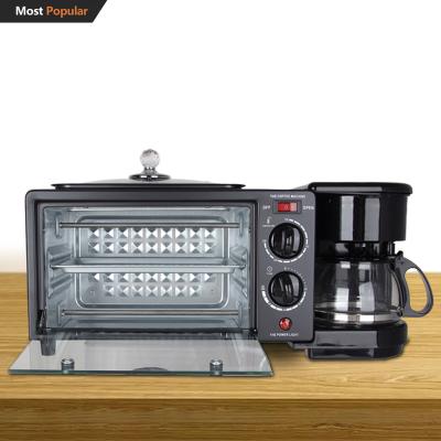 China Hotel ZCJ-168 home use 3 in 1 breakfast maker ekspres sniadaniowy pork chops Toaster Oven Breakfast Sandwich Maker for sale