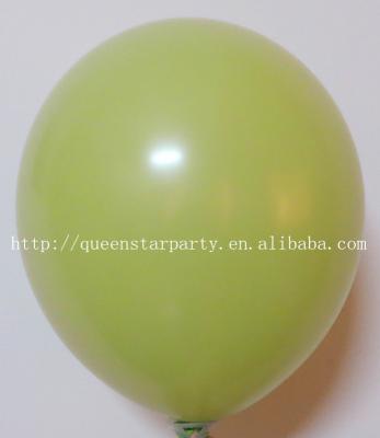 China Advertising Standard Toy Latex Balloons Party Balloons / Pastel Color Mint Green for sale