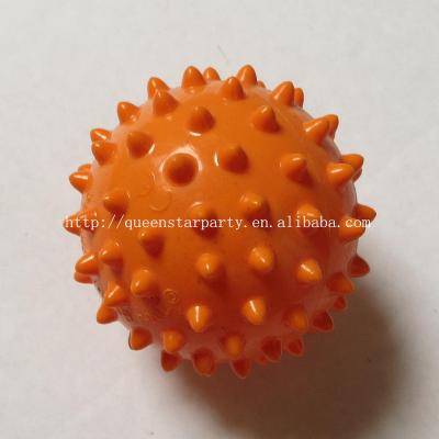 China Inflatable Toy PVC YOGA Massage All With Spike Spikes Foot Massager Ball With Needle Passage EN71 for sale