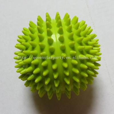 China Promotional Toy PVC Inflatable Plastic Spike Massage Ball Passage EN71 Gift Massage Ball for sale