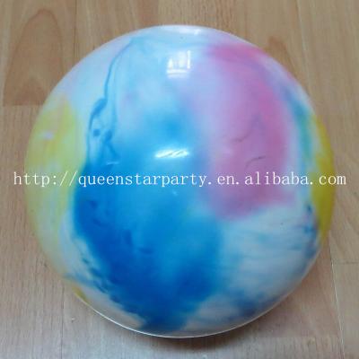 China Cheap Plastic Inflatable Toy Rainbow Ball for sale