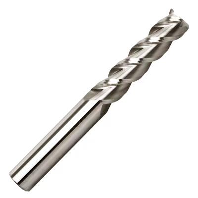 China Carbide Weiding 1PCS CNC HRC55 4mm 5mm 8mm 12mm 2F 3F Face Milling Cutter For Alloy Carbide Cutter Machining Working End Mill for sale