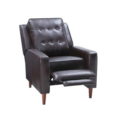 China Reclining Modern Wood Accent Piece Chairs Luxury Hotel Simple Sofa Armchairs For The Living Room for sale