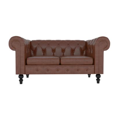 China Other Customizable Sofas For Home 2 Piece Set Loveseat Sofa Pu Couch for sale