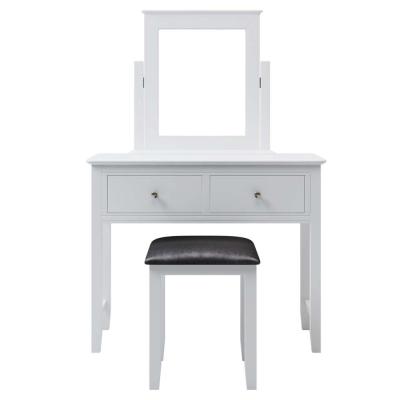 China Storage Makeup Vanity Table With Mirror Bedroom Dressing Tables Dresser Set for sale