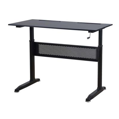 China Height (Height) Modern Adjustable Office Table Metal Frame PC Computer Desk Adjustable Gaming Tables for sale