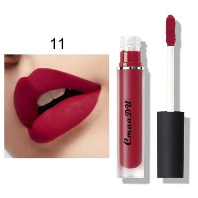 China CmaaDU Waterproof 15 Colors Waterproof Cute Fashion Lip Gloss Lasting Matte Makeup Lipstick for sale