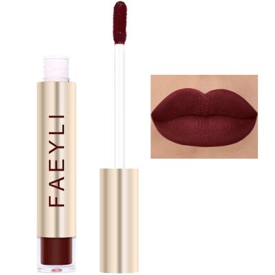 China FAEYIL Waterproof Private Label Lip Gloss Non-Stick Matte Lasting Lip Gloss Easy To Color for sale