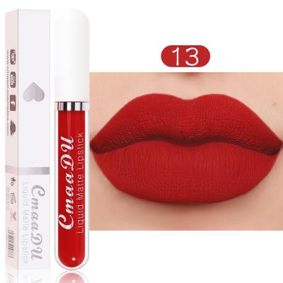 China CmaaDu 18 Color Lipstick Waterproof Non-stick Matte Cup Long Lasting Lip Gloss for sale