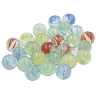 China Toys Children Play Home Decoration Eight Petal Sphere Multicolor Glass Marble Glass Ball for sale