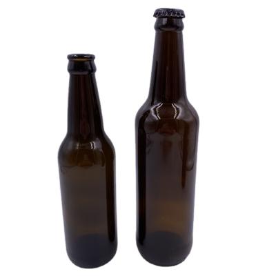 China Wholesale Standard Size Glass Bottle Manufacturer Gift Empty Beer Bottle 500ml For Beer for sale