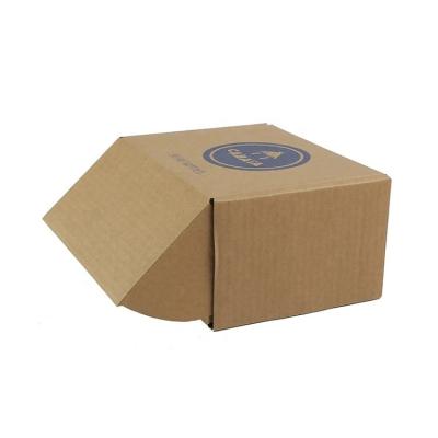 China Recyclable Factory Corrugated Brown Recyclable Customized Kraft Cardboard Packing Box for sale