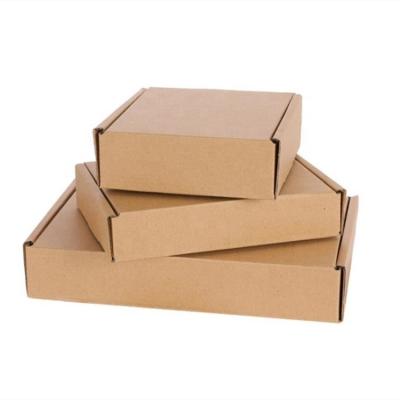 China Recycled Bulk Cheap Custom Recycled Brown Empty Cardboard Packaging Boxes Kraft Paper Box for sale