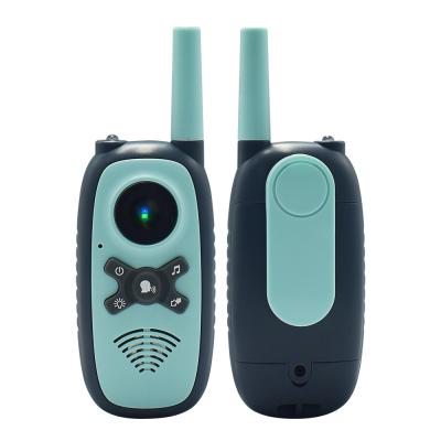 Cina 0.5W 3-Channel Toy Walkie Talkies for childred blue green red light 500m working range in vendita