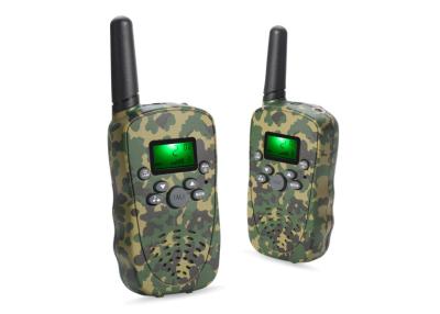 China Walkietalkie amistoso del camuflaje del diseño del niño con la función bloqueada del canal en venta