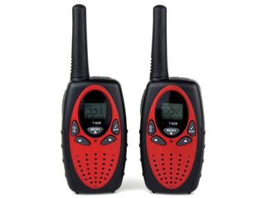 China Walkietalkie materiales del ABS pequeños para la comunicación del equipo roja/el color del negro en venta