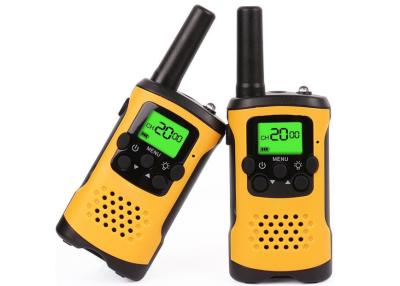 Κίνα Χαριτωμένη κίτρινη ομιλούσα ταινία FRS GMRS Walkie, ελεύθερη ομιλούσα ταινία Walkie χεριών για τα παιδιά προς πώληση