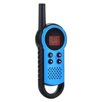 China Supermarkt446mhz Draadloze ABS Walkie-talkie 5km Waaier Te koop