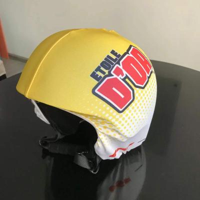 China Printed Adults KidsSki Helmet Cover In Customized Designs 6710 for sale