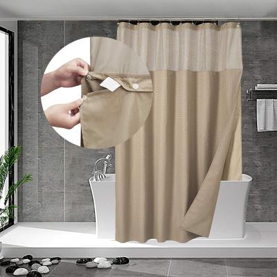 China Sustainable New Design Polyester Bathroom Curtain Set , Recycled 3D Bathroom Sets Shower Curtain Set 4 Pcs for sale