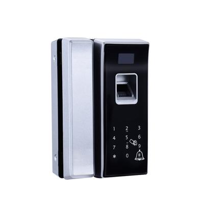 China Desktop Fingerprint Digital Smart Glass Remote Control Biometric Door Lock For Office for sale