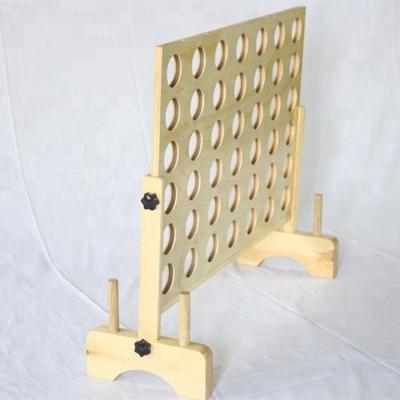 China Comfortable high quality wooden board games connect 4 games for sale