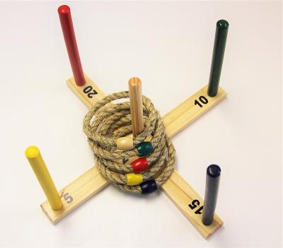 China Recreation & Joy Quality Wooden Ring Toss Game for Entertainment for sale