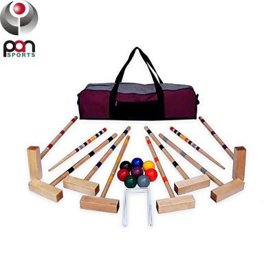 China Sport Customized Wooden Croquet Sets Manufacturer for sale