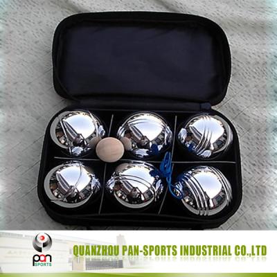 China Sports Toys 2017 Good Quality Custom Metal Bocce / Petanque Ball Set / Boules Setwith Carry Box for sale