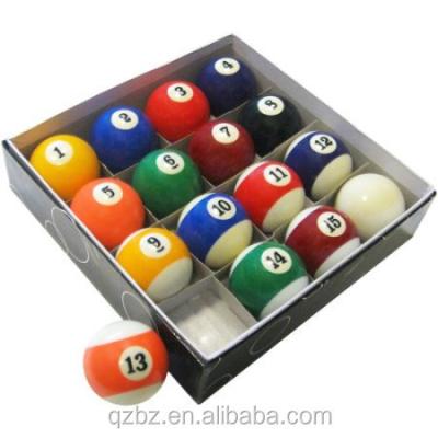 China Luxury Resin Empire USA Pool Ball Set Standard Size for sale