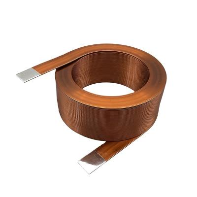 China 2020 wholesale high current and low loss copper wire flat coil large air core coil high current induction coil for sale