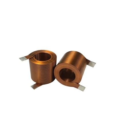 China 2021 Hot Product High Current Flat Coil Winding Enameled Copper Wire Air Core Coil Power Inductor For PCB for sale