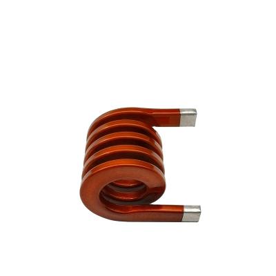 China 2021 High Power New Product Flat Wire Coil Air Core Coil High Current Enameled Copper Coil for sale