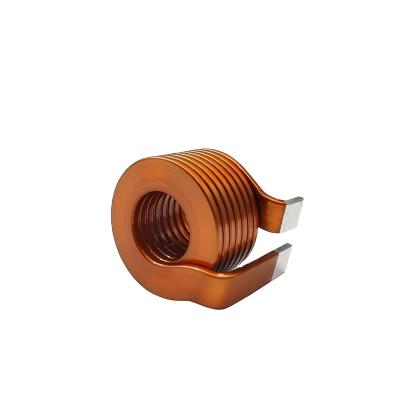 China High Current Wholesale Enameled Copper Wire Winding Coil Air Core Flat Inductor Coil for sale