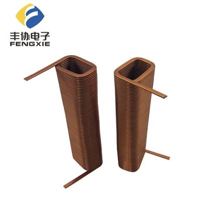 China 2020 Newest Power Transformer Rectangle 1.0*3.0*79TS Shape Toroid Air Core High Voltage Induction Coil for sale