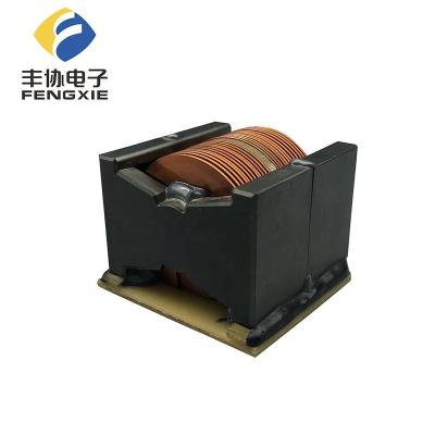 China Flat Wire Winding Coil DIP Style Ferrite Core Inductor Power Fast Cooling High Current Inductor for sale