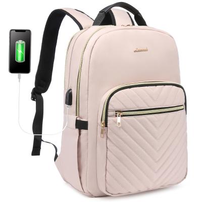 China With USB LOVEVOOK Brand Designer 15.6 Inch Dayback Luxury With USB Port Girls Bookbags Laptop Bag Women Backpack Men Custom Backpacks for sale