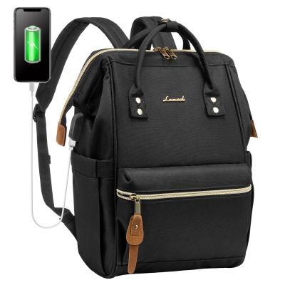 China With 14 Inch USB LOVEVOOK Backpack Fashion Work Bag Daypack Custom School Bags Waterproof Women Laptop Backpack With USB Filling for sale