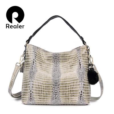 China High Quality GENUINE LEATHER Soft Genuine Leather Snakeskin Lady Bags Handbags To LOVEVOOK Realer Looks Women Bags for sale