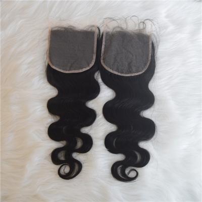 China Pre Plucked Natural Hairline Brazilian Straight Hair 3 Bundles With Closure Piece Wholesale Seller HD High Quality Closures And Headbands for sale