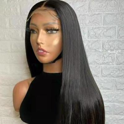 China Cheap Pre Plucked Yaki Hairline Natural Raw Curly Straight Lace Front Wig Bundles Hair Deep Wave / Curly 4x4 Lead Wig With 5x5 Lace Closure Wig for sale