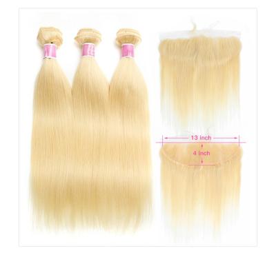 China Silky Straight Wave Best Expensive 100% Raw Cuticle Aligned 12a Virgin Remy Grade 30 In 300 Gram Blonde Brazilian Hair Weave Bundles 613 for sale