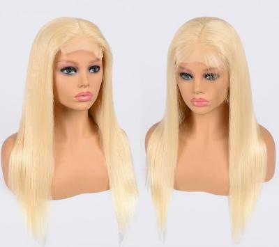 China Silky Straight 613 Blonde Lace Front Wigs Remy Brazilian Body Wave Lace Front Human Hair Wigs Transparent Lace Front Wigs For Women 150% Density for sale