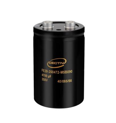 China China Brand CECTN 250V 4700UF Audio Screw Capacitor 250V 4700uF Screw Terminal of Electrolytic Products for sale