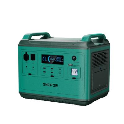 China Remote Control large capacity lithium battery 2000w 1000w portable solar generator 12v 220v 10000w power station for energy home system for sale